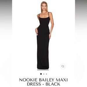 Nookie Bailey Maxi Dress Black - NWT